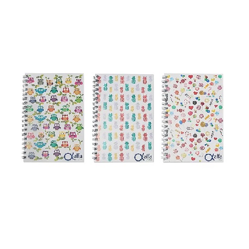  LIBRETA ALFA BY GLOSS CON ESPIRAL 4080