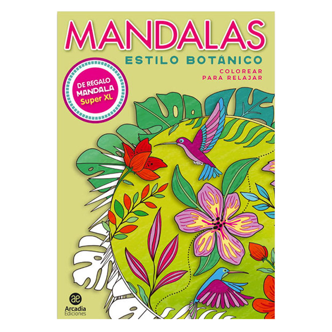  LIBRO LO QUE CREES CREAS MANDALAS ESTILO  BOTANICO