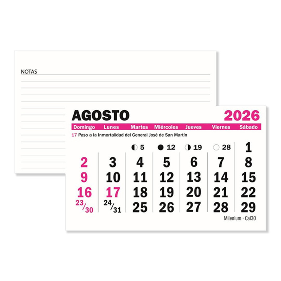  CALENDARIO MENSUAL CRISWAL CAL30 21X30;
X10
