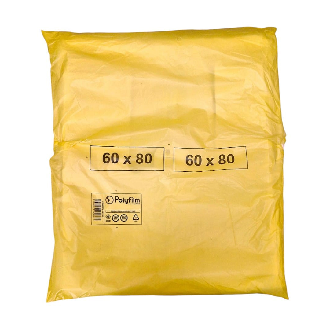  BOLSA CAMISETA POLYFILM 60X80 CM PACKX70 UNIDADES - BOLSON X5 PACK