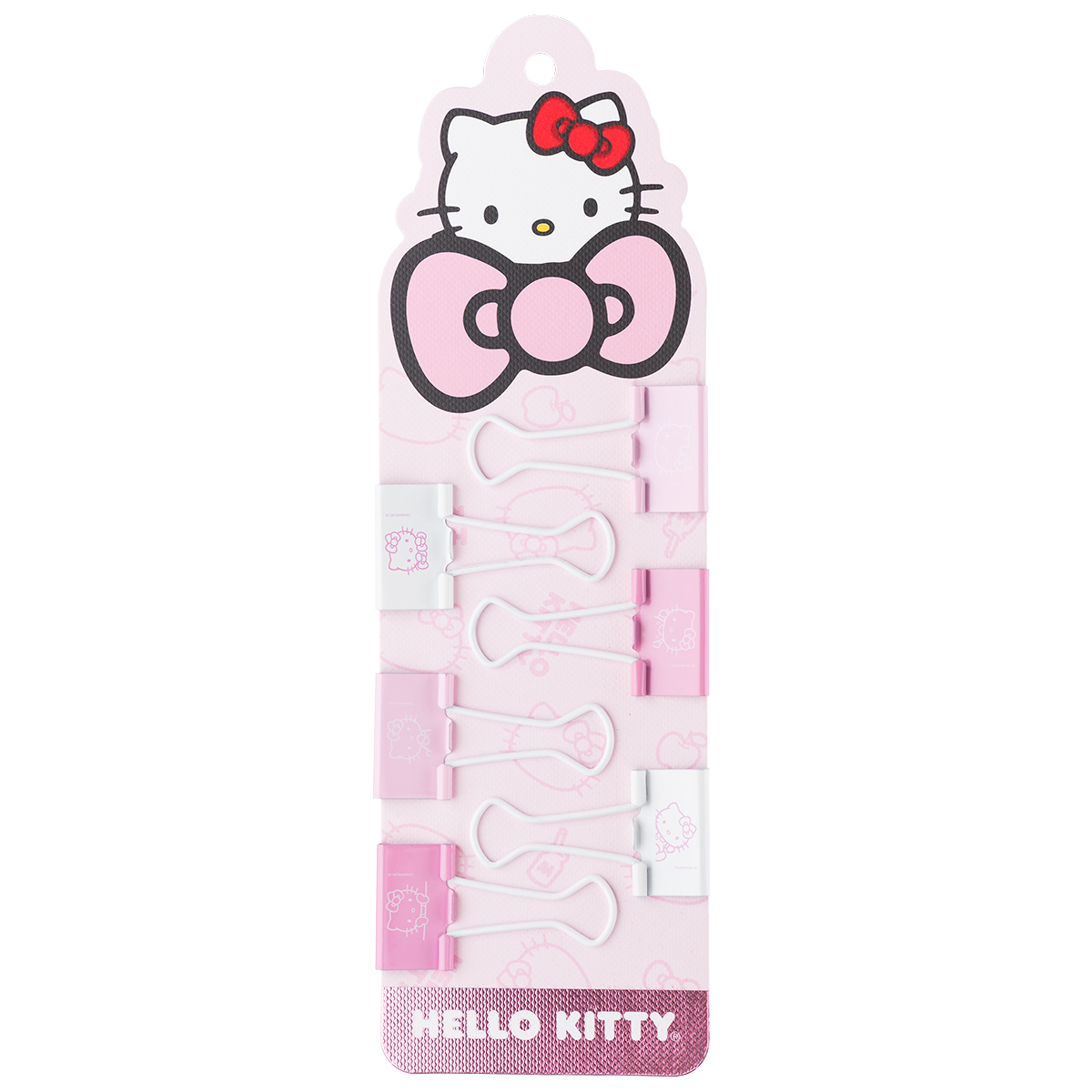  CLIPS BINDER MOOVING 25MM HELLO KITTY X6