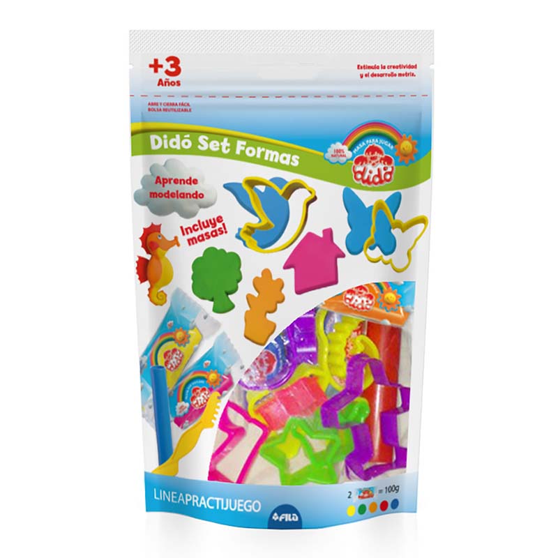  JUEGO MASA MOD DIDO SET FORMAS 16  ELEMENTOS