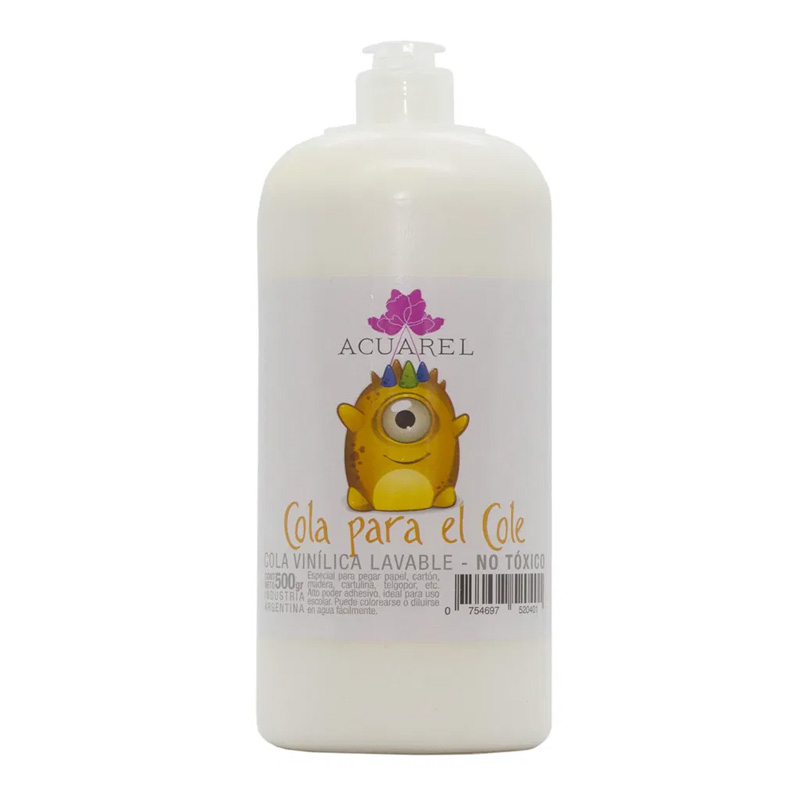  ADHESIVO VINILICO ACUAREL COLA PARA EL;
COLE 500GR X12