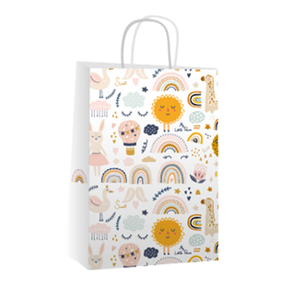  BOLSA PAPEL FANTASIA BRANDPACK 22X10X30 X25 LEON BEBE