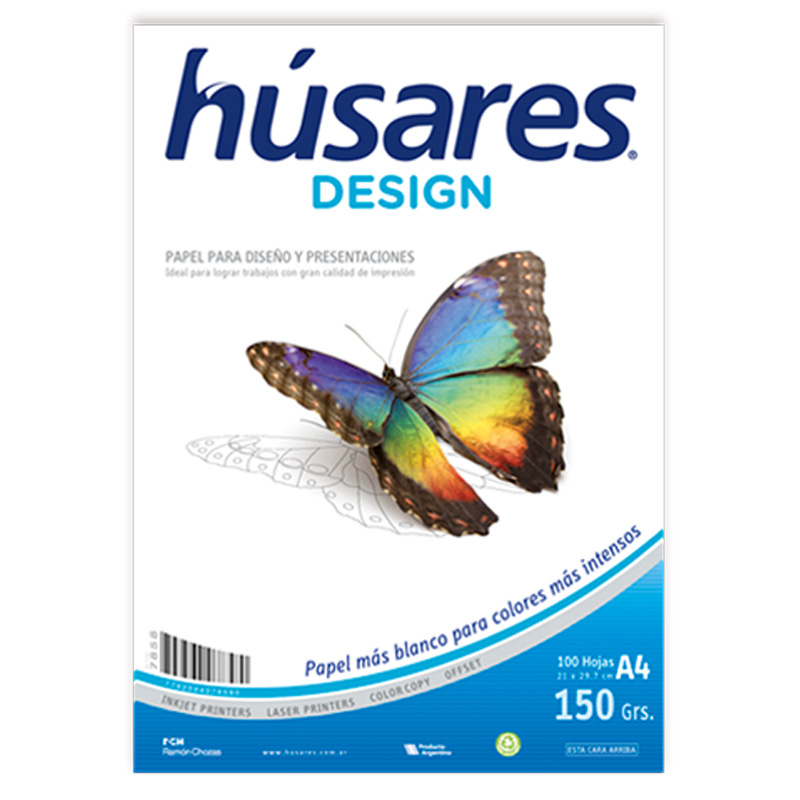  RESMA A4 HUSARES 150GR 100HJ DESIGN