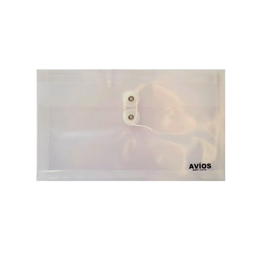  SOBRE AVIOS CON HILO A5 TRANSPARENTE X12