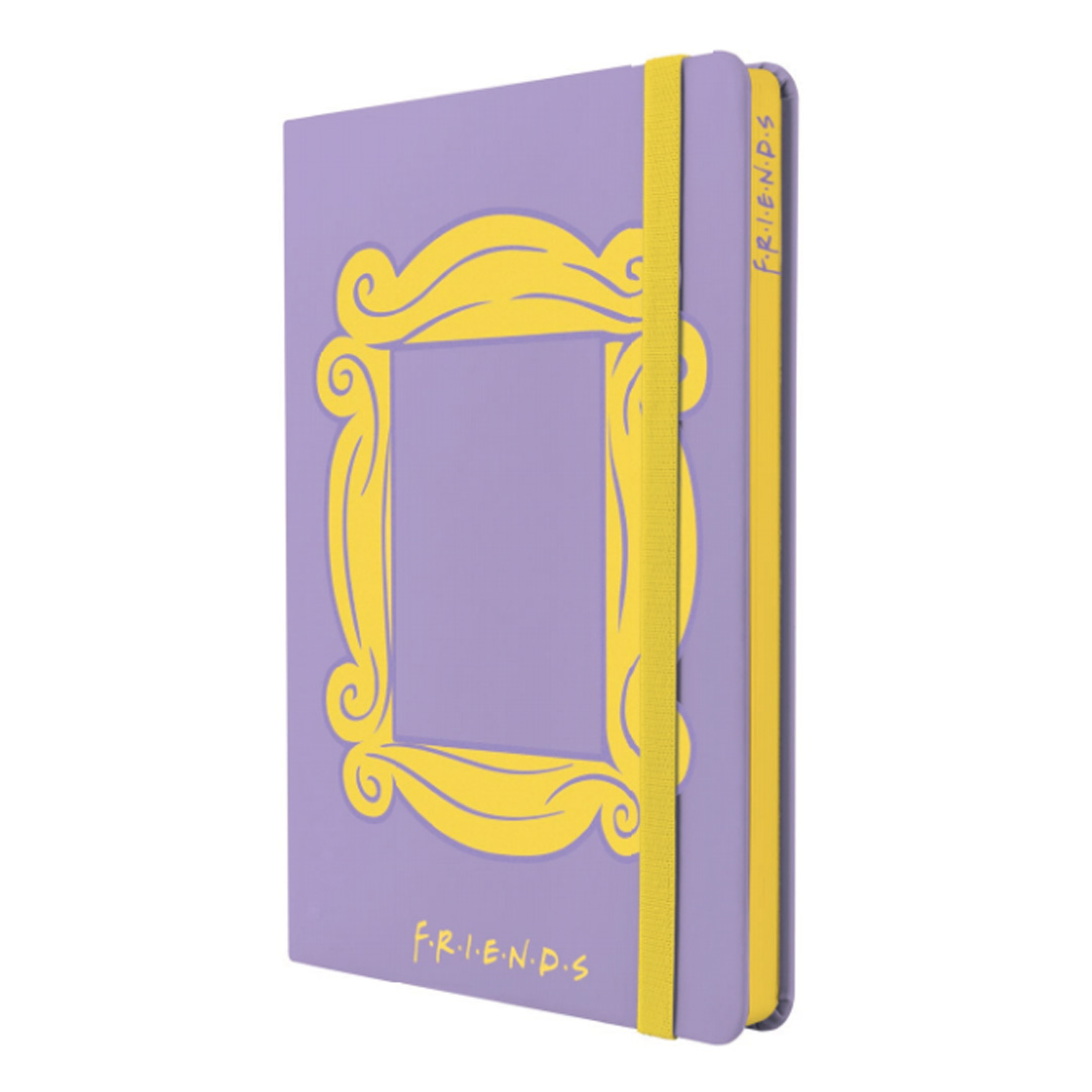  CUADERNO MOOVING A5 TAPA DURA PU  FRIENDS 96H RAYADO