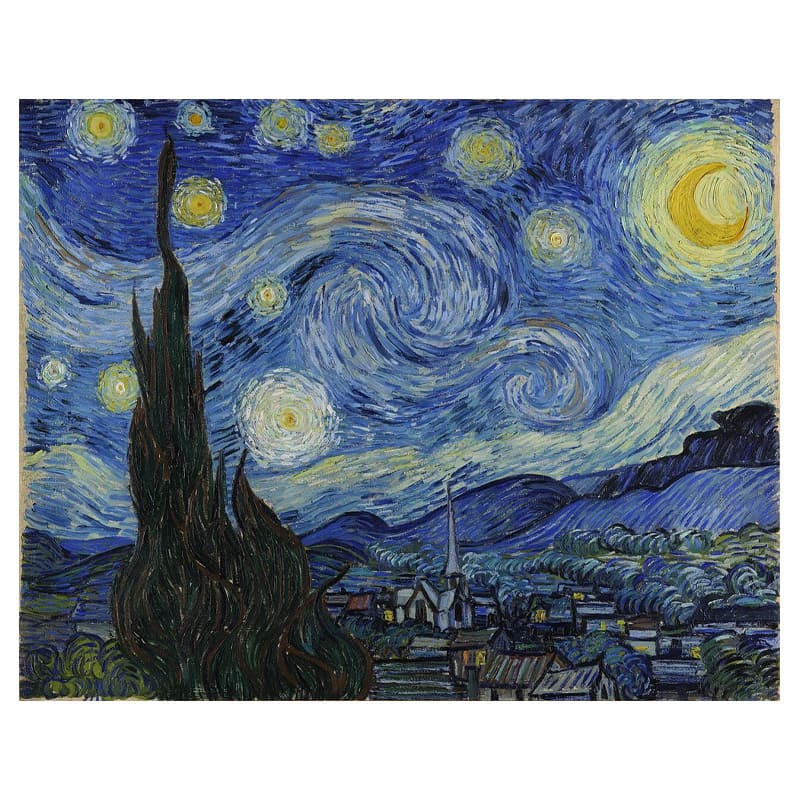  DIAMOND PAINTING 20X30 CUADROS FAMOSOS;
LA NOCHE ESTRELLADA SGK77923
