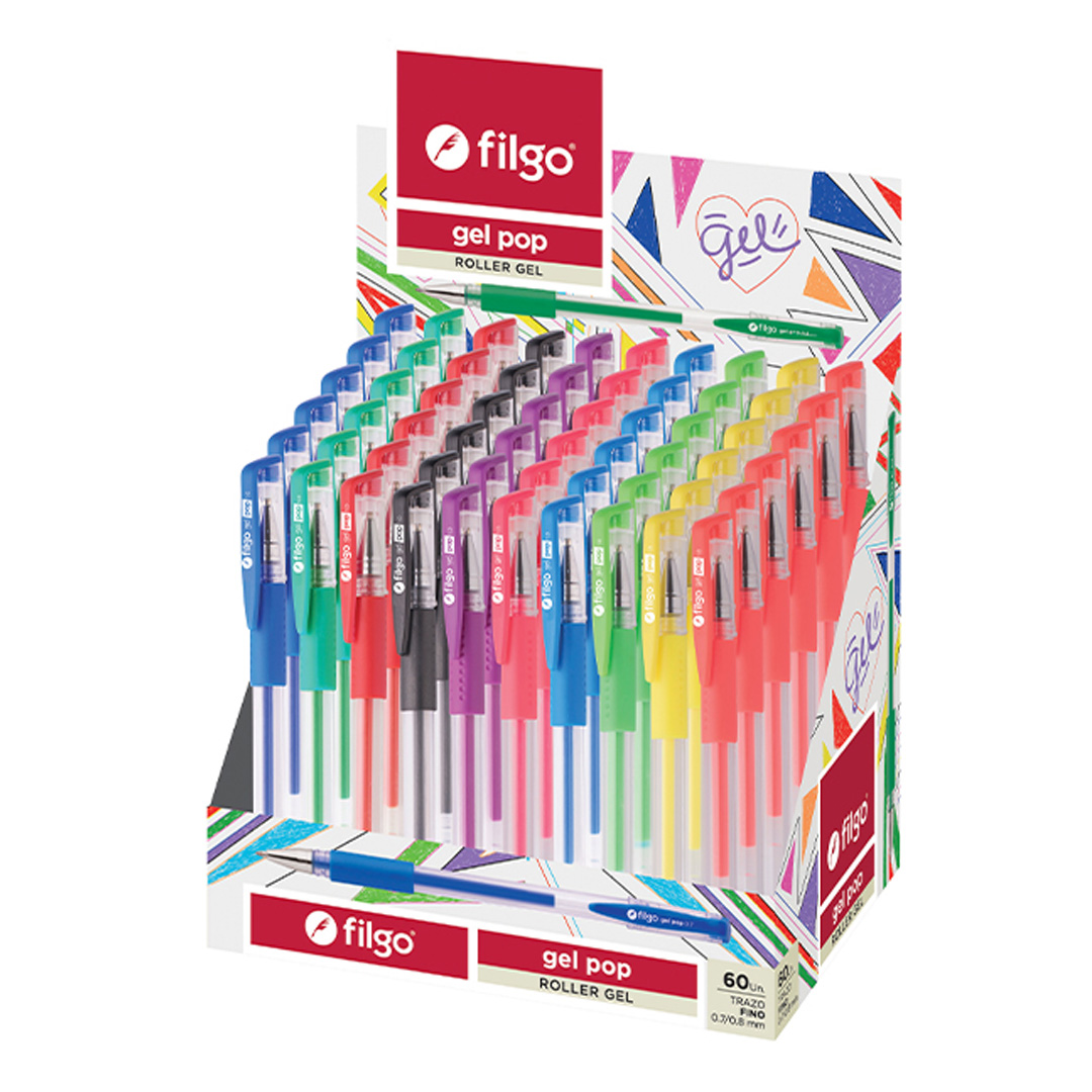  ROLLER GEL FILGO POP X60 SURTIDO
