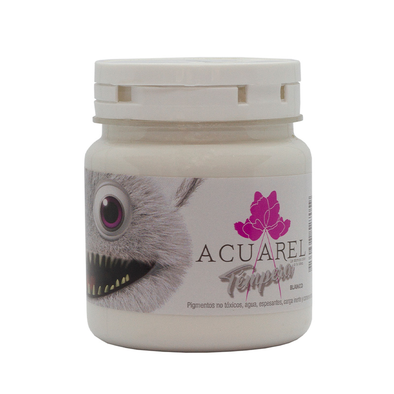  TEMPERA ACUAREL POTE 250GR BLANCO