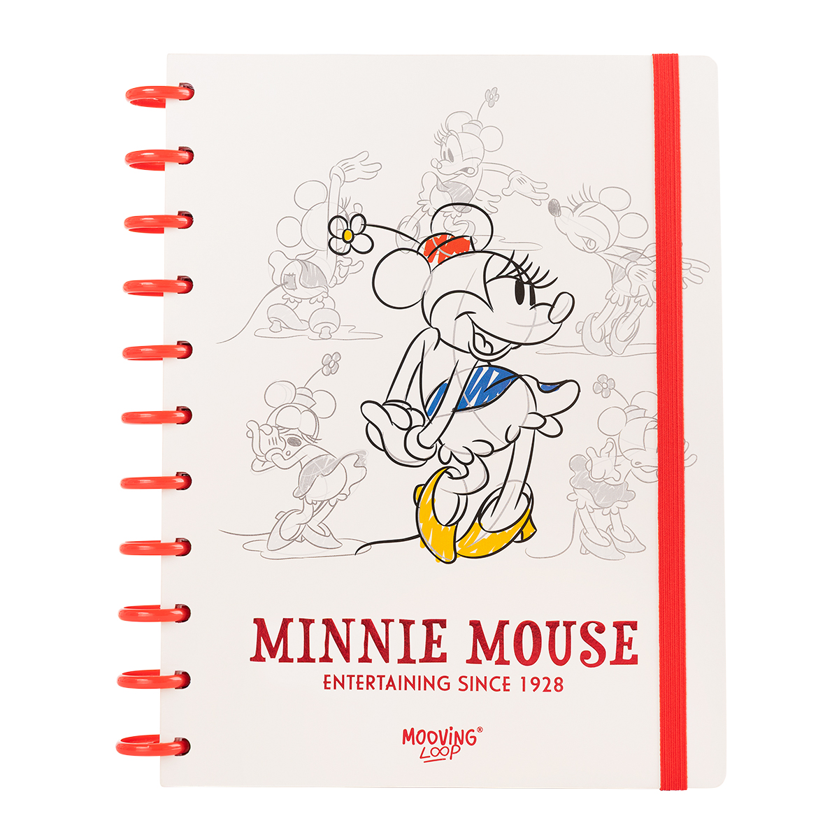  CUADERNO MOOVING LOOP CARTA A DISCOS  MINNIE