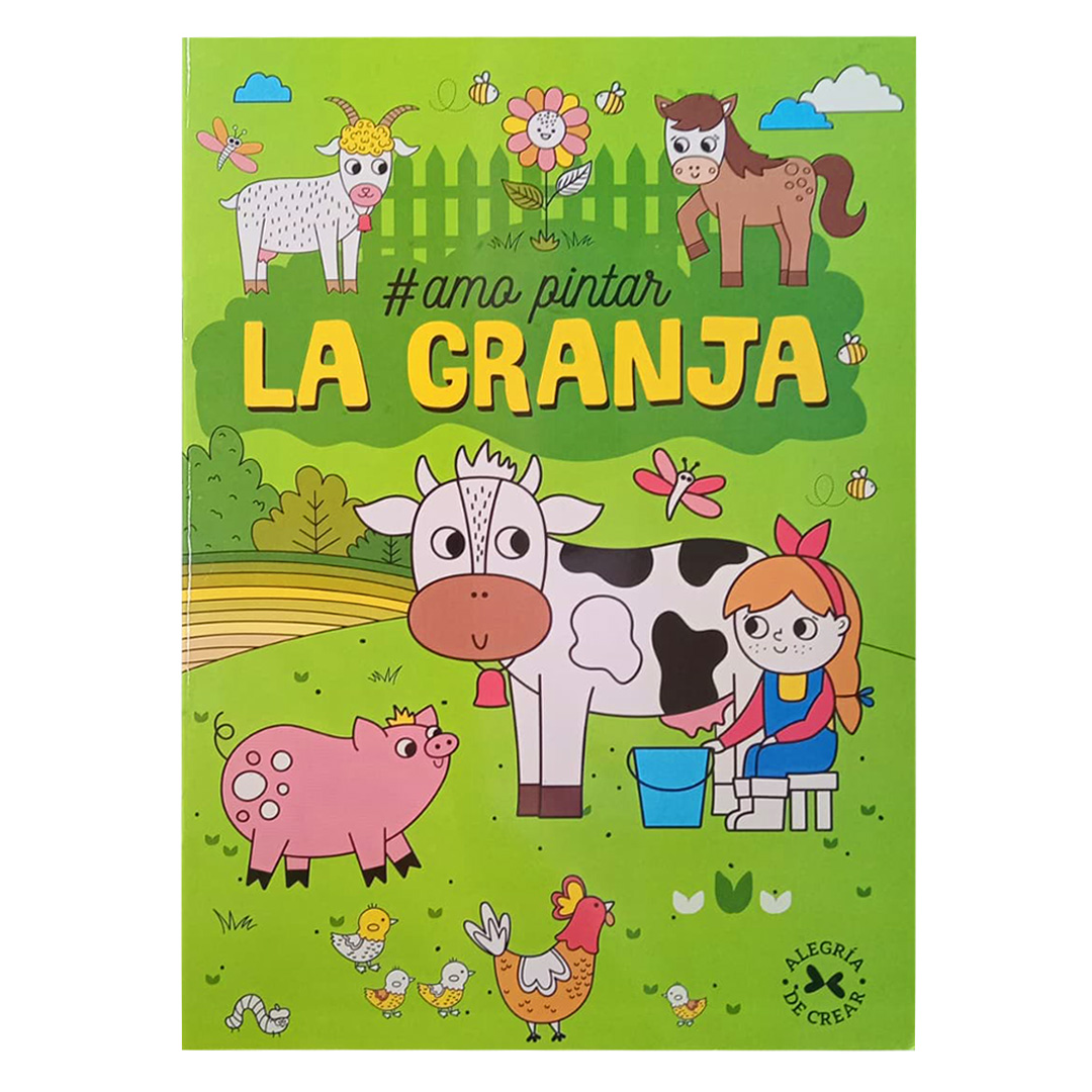  LIBRO LO QUE CREES CREAS INFANTIL LA  GRANJA