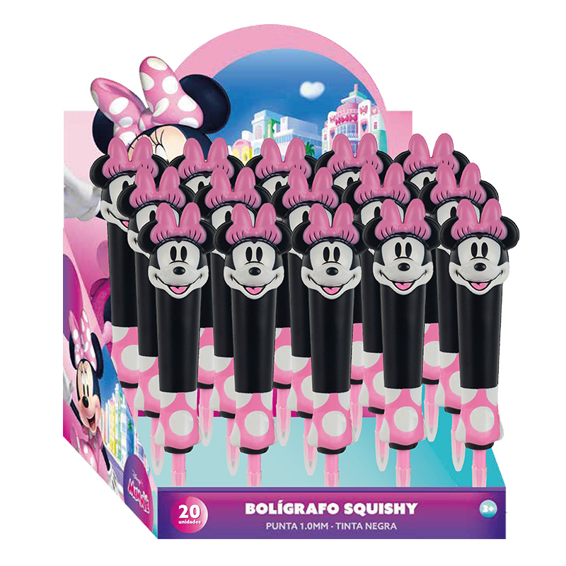  BOLIGRAFO EZCO MINNIE SQUISHY DISPLAYX20