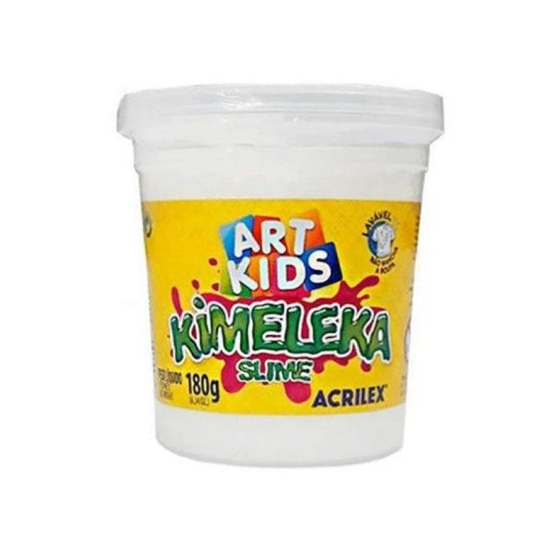  MASA MODELAR KIMELEKA ACRILEX POTE 180GR  BLANCA X6