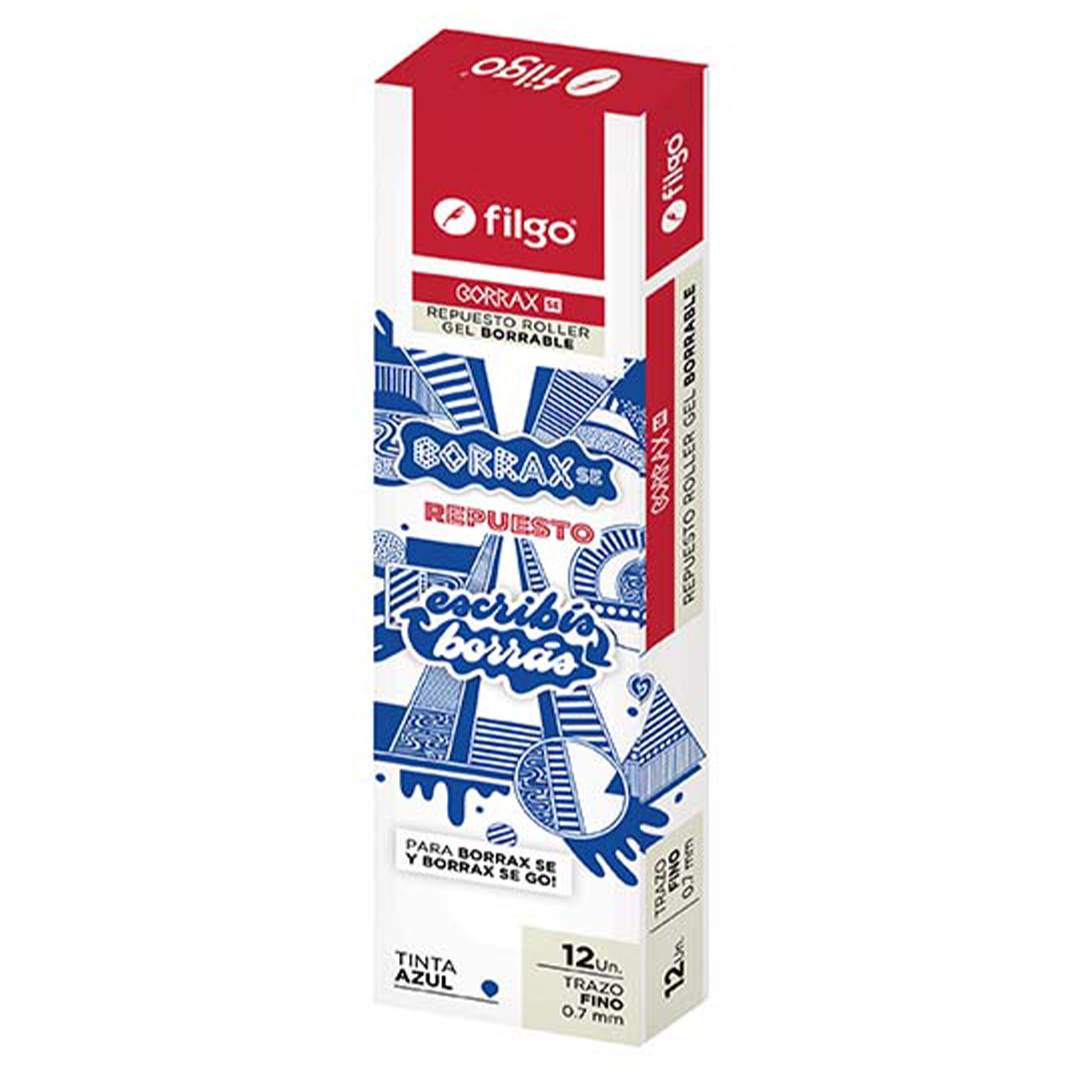  REPUESTO BORRABLE FILGO BORRAX SE AZUL;
X12