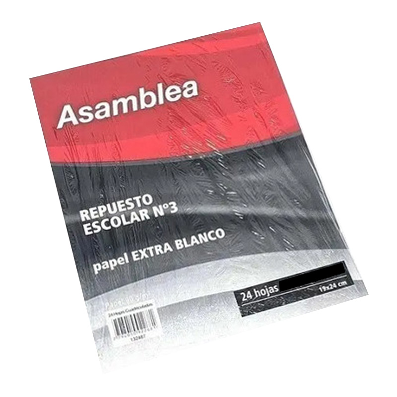  REPUESTO ASAMBLEA N3 24HOJAS RAYADO