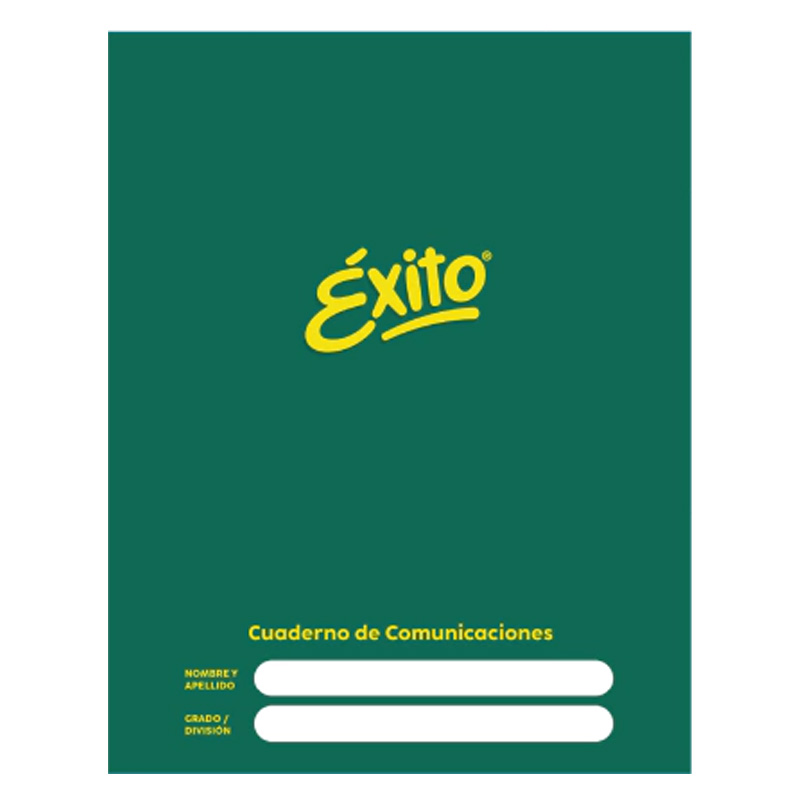  CUADERNO EXITO 16X21 TAPA FLEXIBLE  COMUNICACION 24 HOJAS