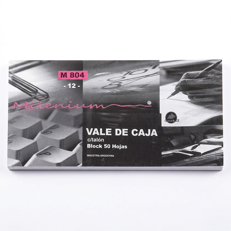  TALONARIO CRISWAL VALE DE CAJA C TALON;
50H PACK X60