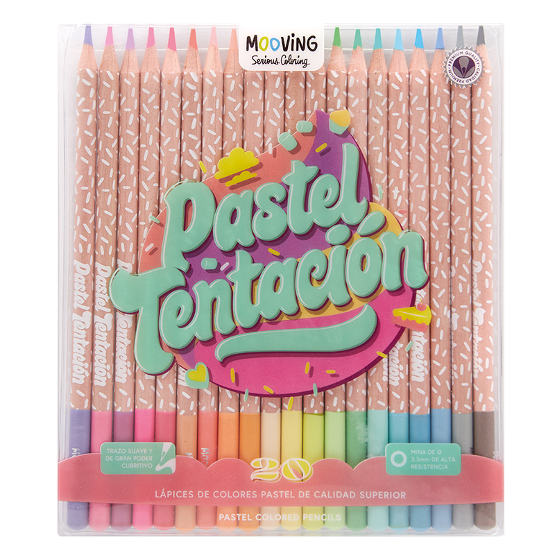  LAPIZ COLOR MOOVING PASTEL X20
