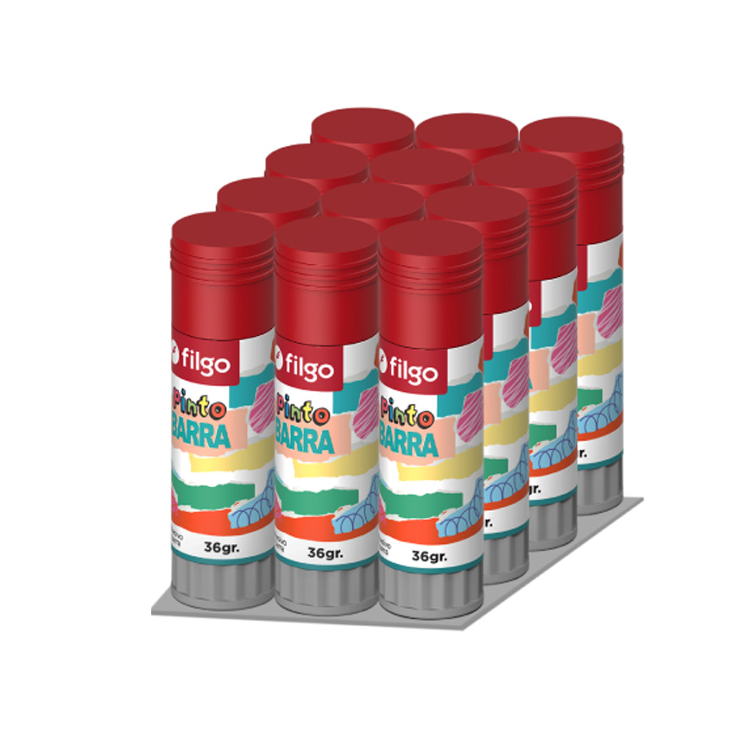  ADHESIVO BARRA FILGO PINTO ESCOLAR 36GR DISPLAY X12