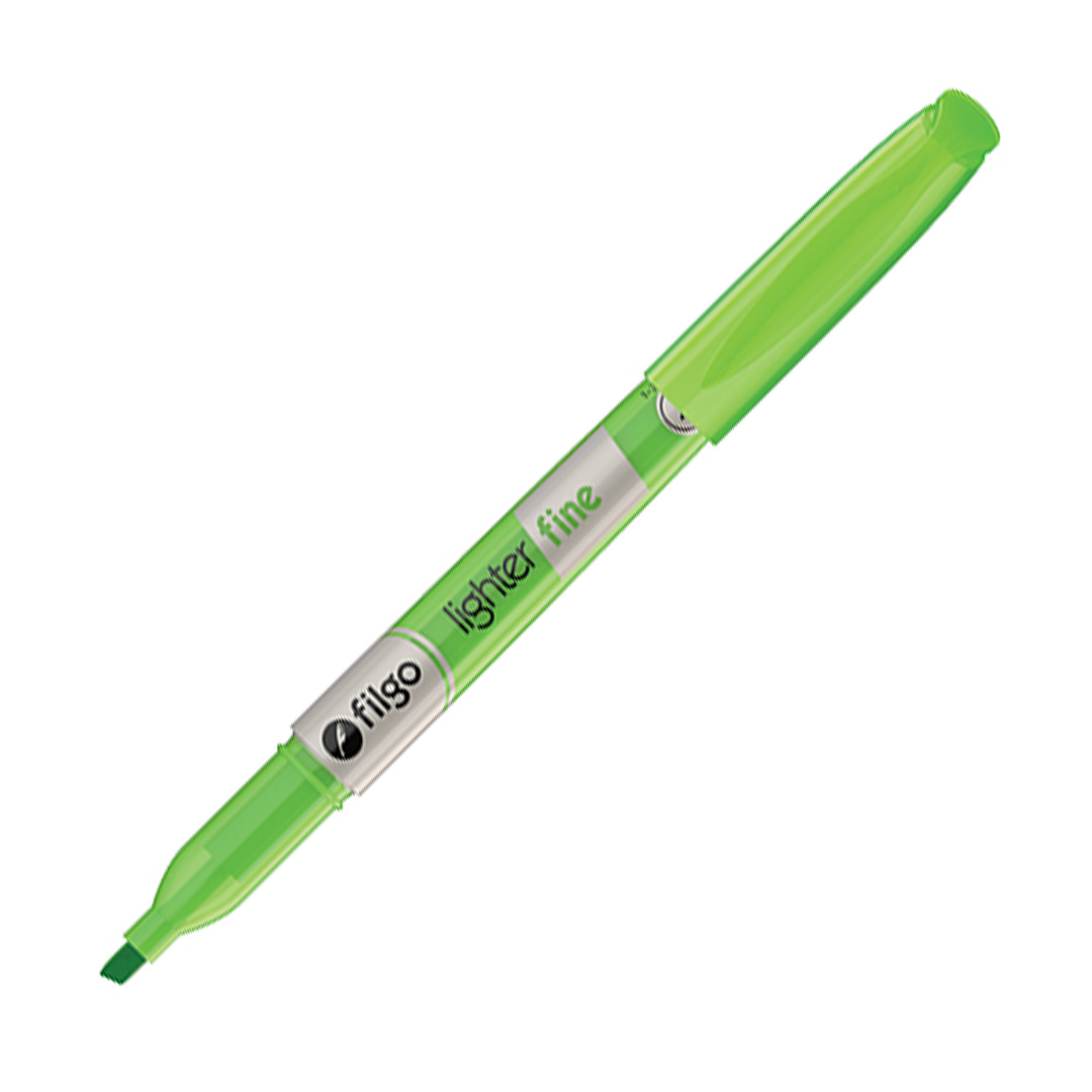  RESALTADOR FINO FILGO X12 FLUO VERDE