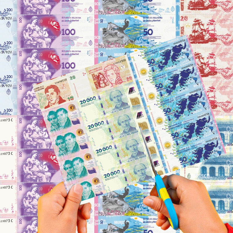  CARTULINA ENTRETENIDA MURESCO BILLETES;
X10 HOJAS