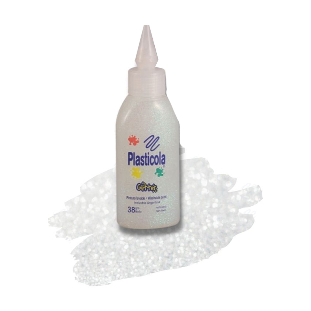  ADHESIVO GLITTER PLASTICOLA 31GR X12  IRIDISCENTE