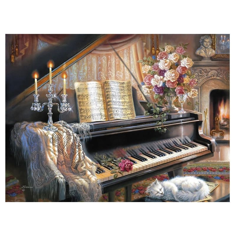  DIAMOND PAINTING 20X30 PIANO MR20635EN ESTUCHE