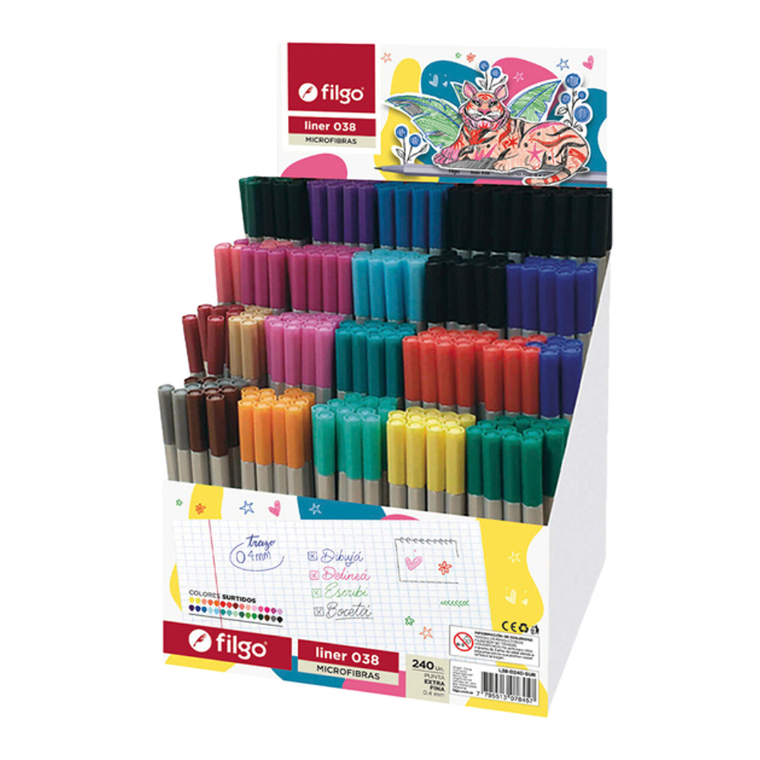  MICROFIBRA FILGO 0.4MM X240 EXHIBIDORSURTIDO