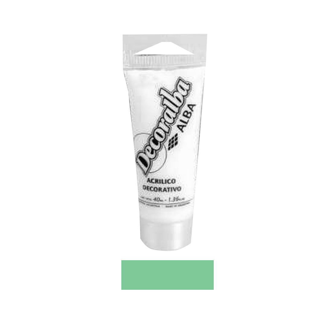  ACRILICO DECORATIVO ALBA 40ML VERDE  PRADERA