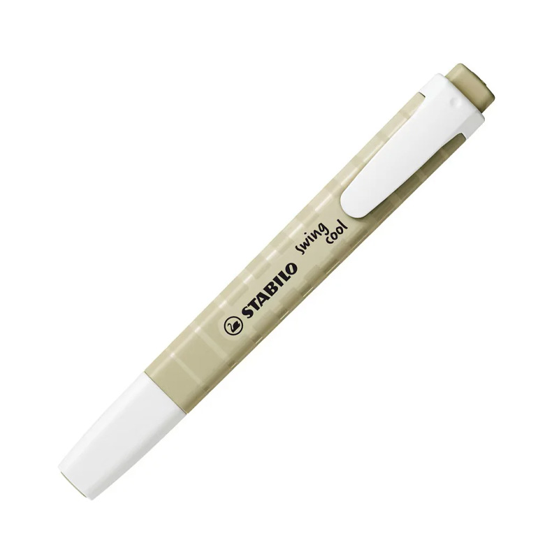  RESALTADOR FINO STABILO SWING COOL X10;
PASTEL VERDE BARRO