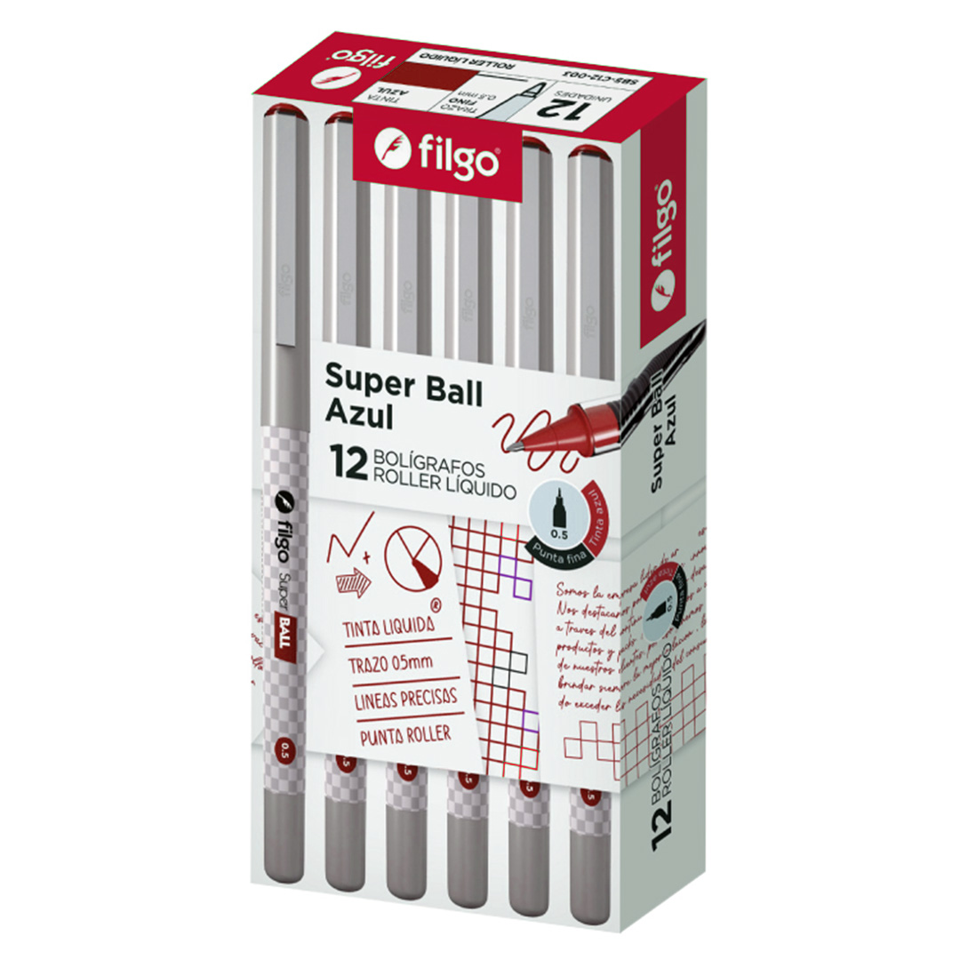  ROLLER FILGO SUPER BALL 0.5 ROJO X12