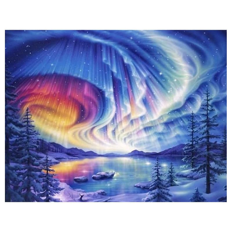  DIAMOND PAINTING 30X40 AURORA GD78329;
EN ESTUCHE