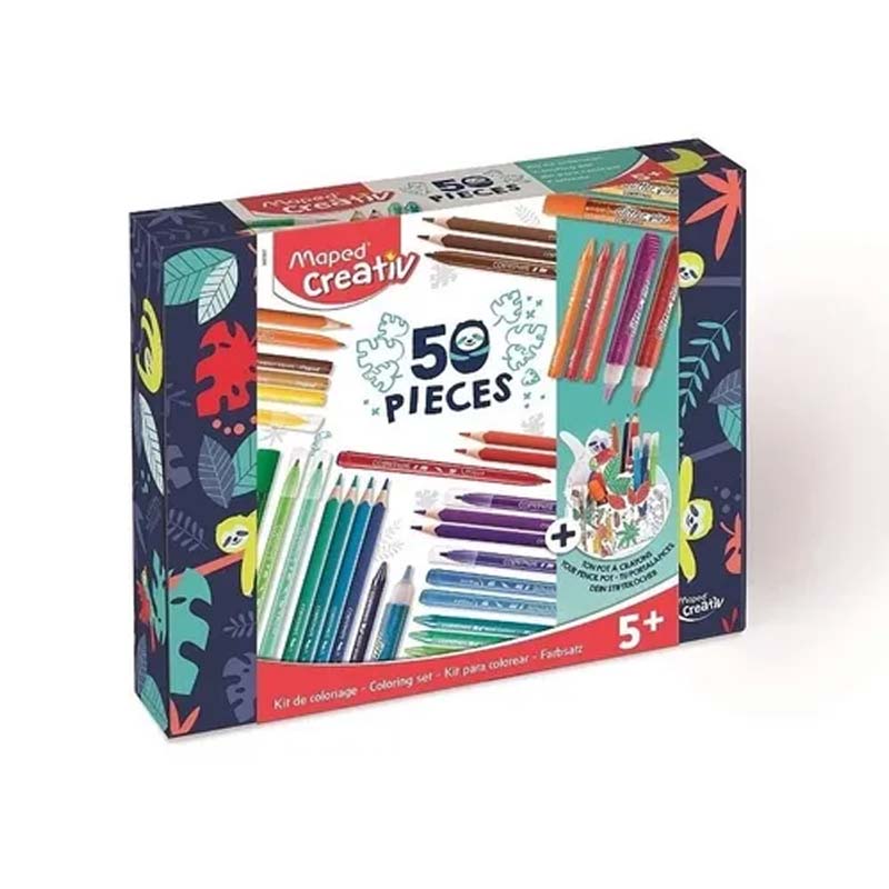  SET MAPED COLOREO 50 PIEZAS CREATIV
