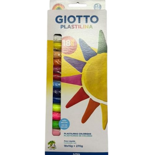  PLASTILINA GIOTTO 18 COLORES SURTIDO