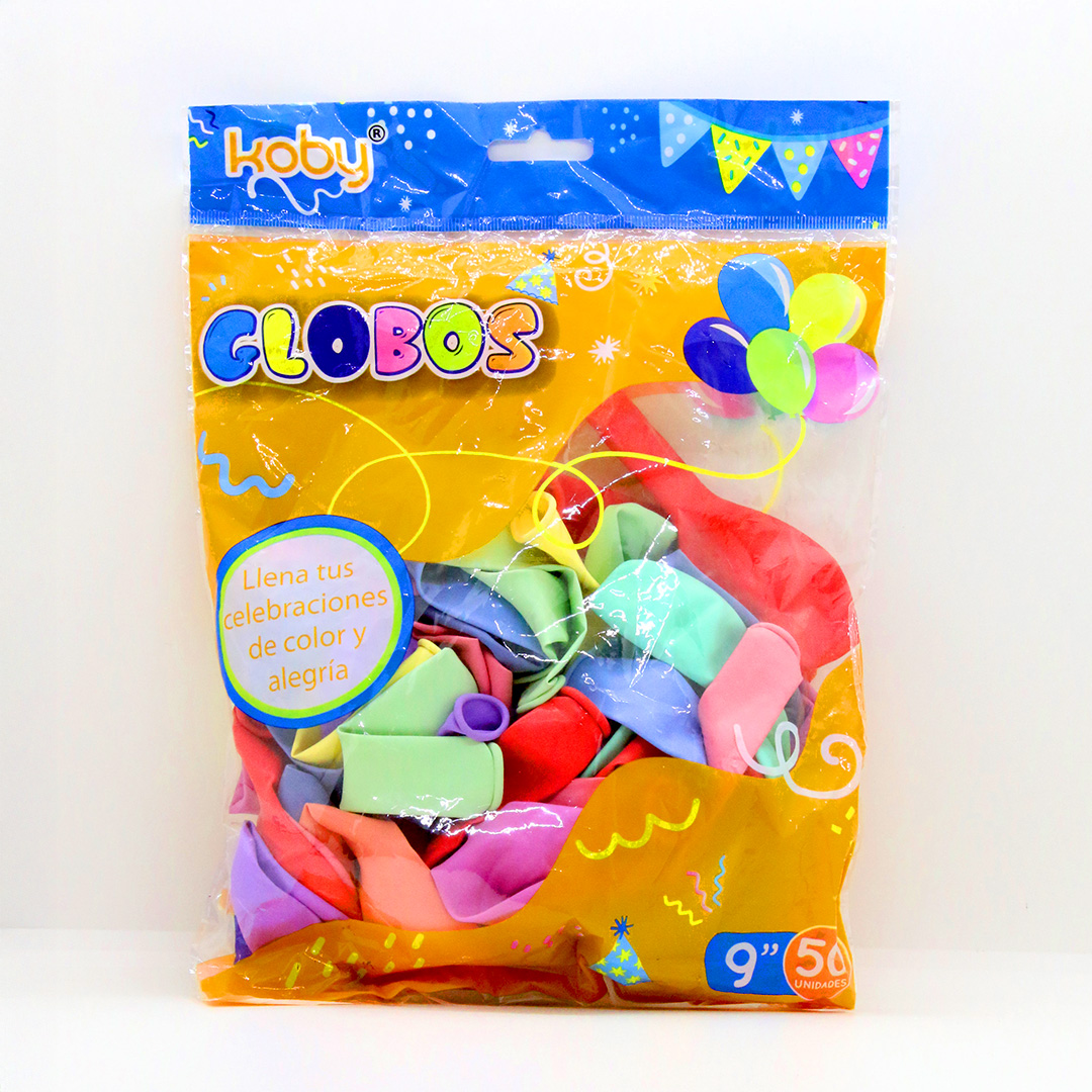  GLOBO KOBY MULTICOLOR N90 LISO X50