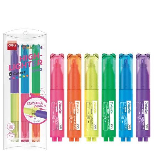  RESALTADOR REDONDO DELI ENCASTRABLE X6;
COLORES
