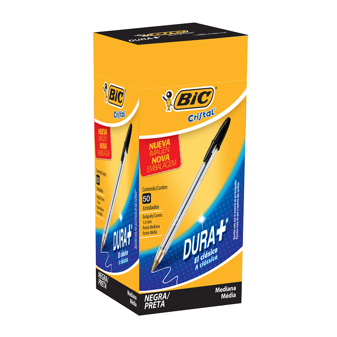  BOLIGRAFO BIC CRISTAL 1MM NEGRO X50