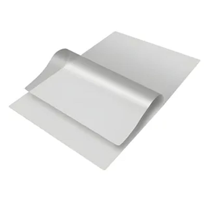  PLANCHA PLASTIFICADO EN CALIENTE OMEGA;
150 MICRONES 17.5 X 22.5 X100 UNIDADES