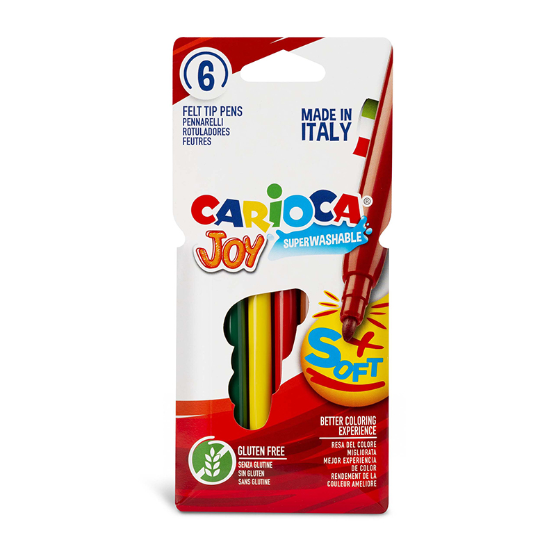  MARCADOR ESCOLAR CARIOCA JOY X6