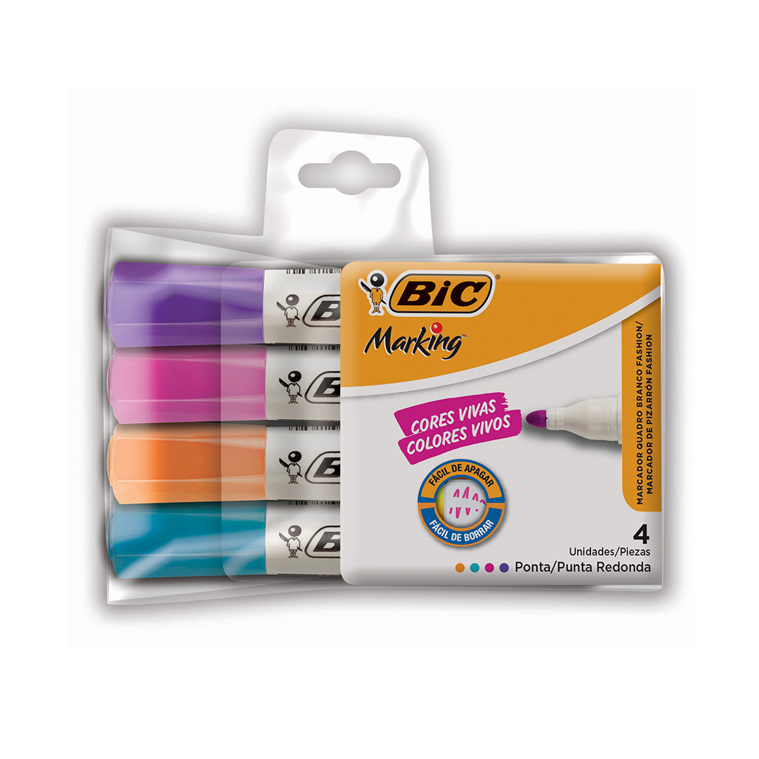  MARCADOR PIZARRA BIC MARKING FASHION X4