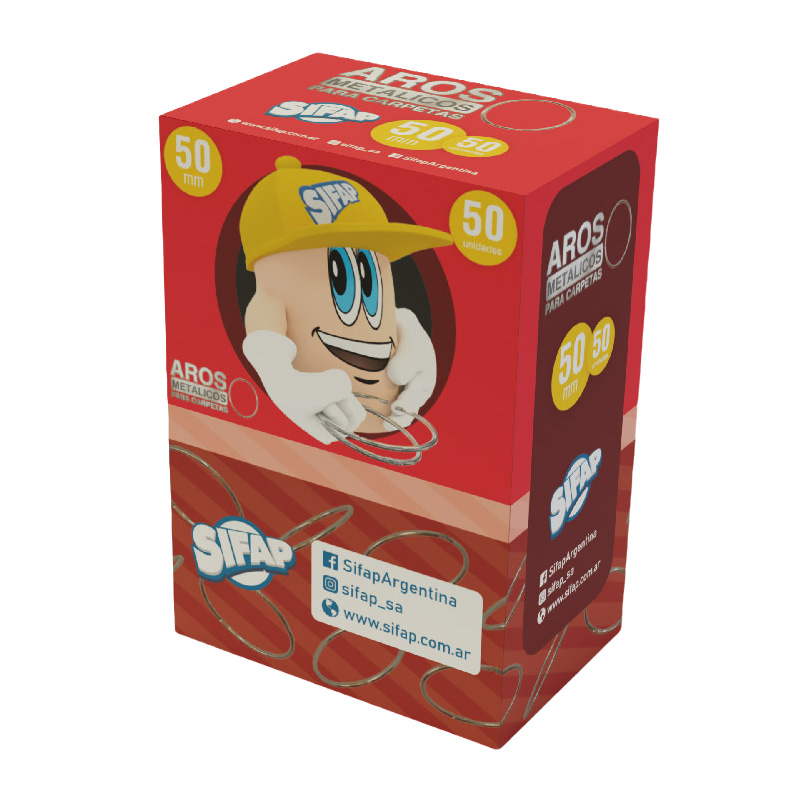  AROS PARA CARPETA SIFAP N 50 X50