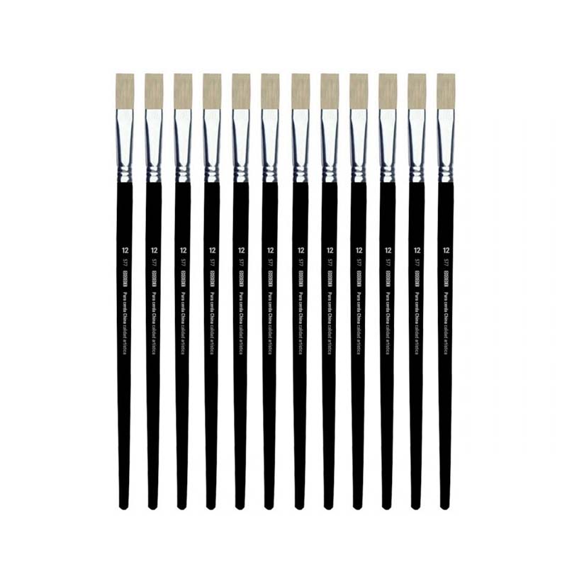  PINCEL ESCOLAR PAGODA S-255F N12 CHATO X  12