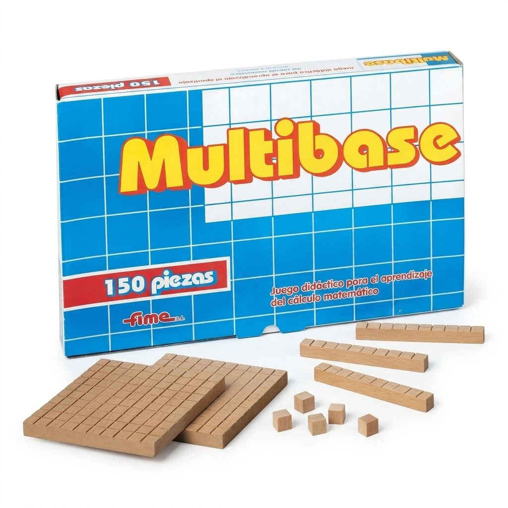  JUEGO DIDACTICO FIME MULTIBASE PARA  APRENDIZAJE DE MATEMATICAS 150 PIEZAS