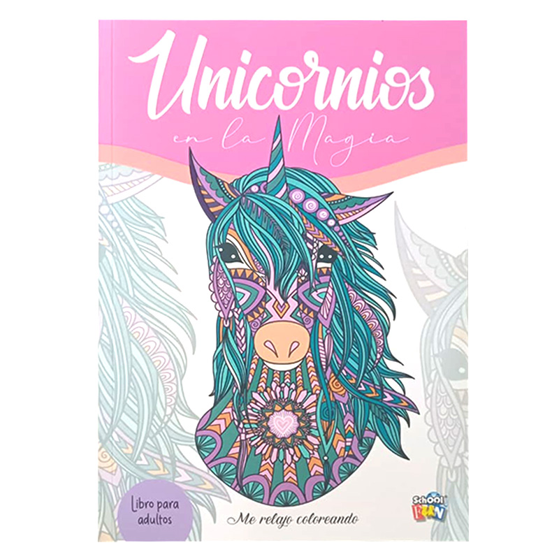  LIBRO PLOW RELAJO COLOREAN UNICORNIOSMAGICOS
