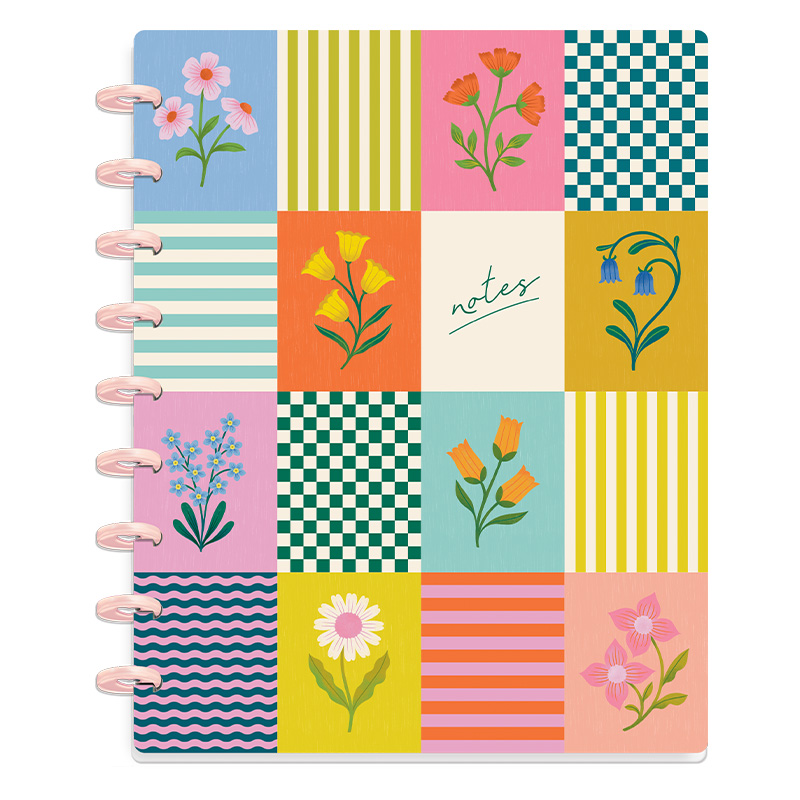  CUADERNO HAPPY PLANNER A DISCOS 60H  CLASICO 18X24 BLOOKY BLOOMS