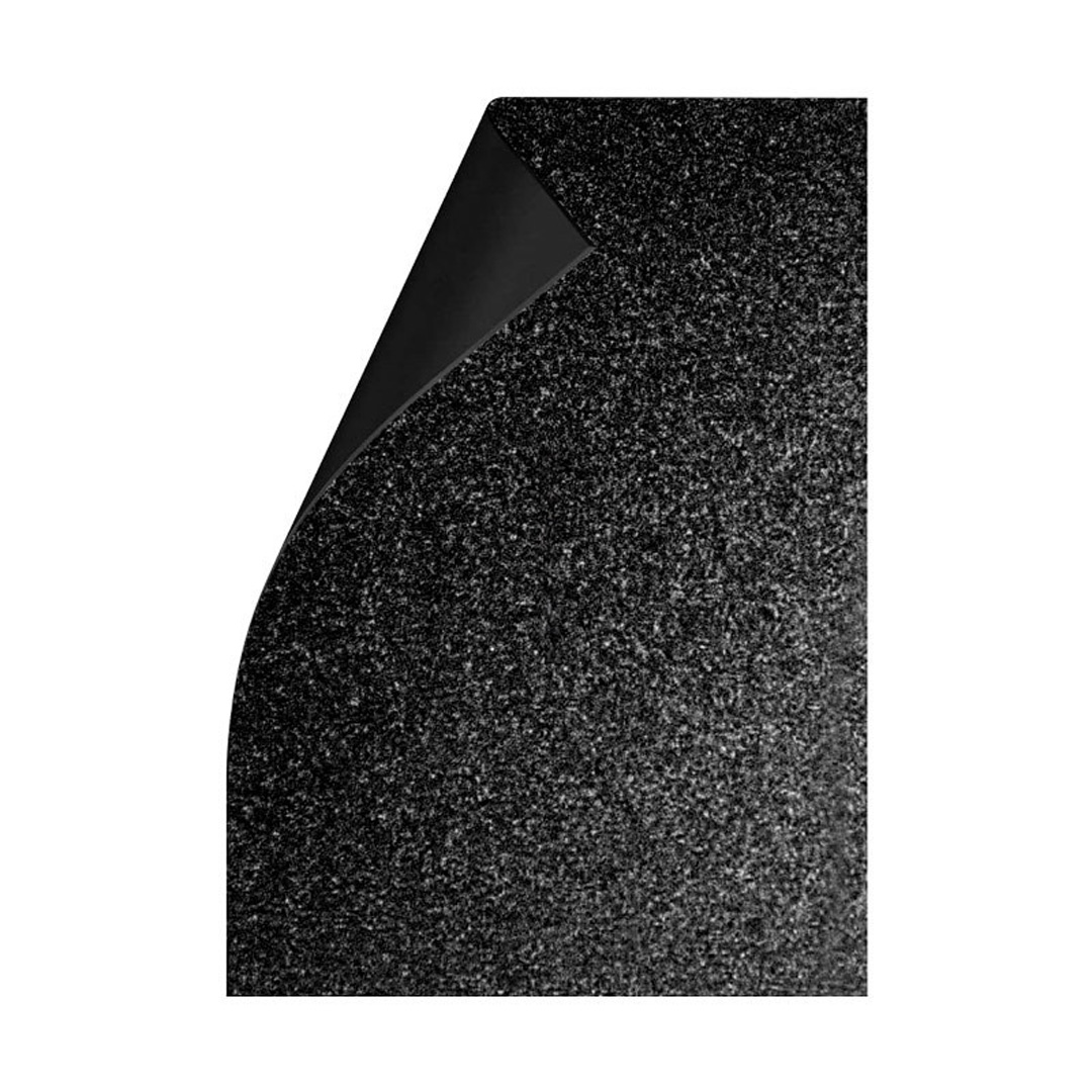  GOMA EVA BRILLO ASB ADHESIVA A4 X10  NEGRO