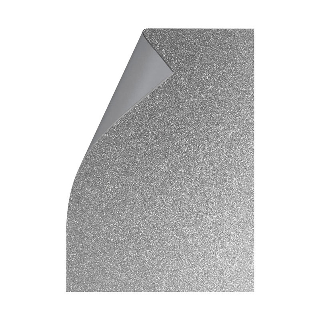  GOMA EVA BRILLO ASB ADHESIVA A4 X10  GRIS