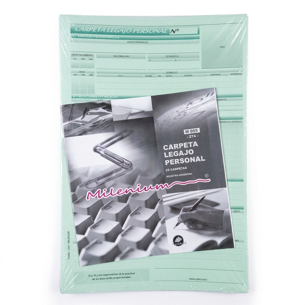  CARPETA LEGAJO PERSONAL CRISWAL PACK X25