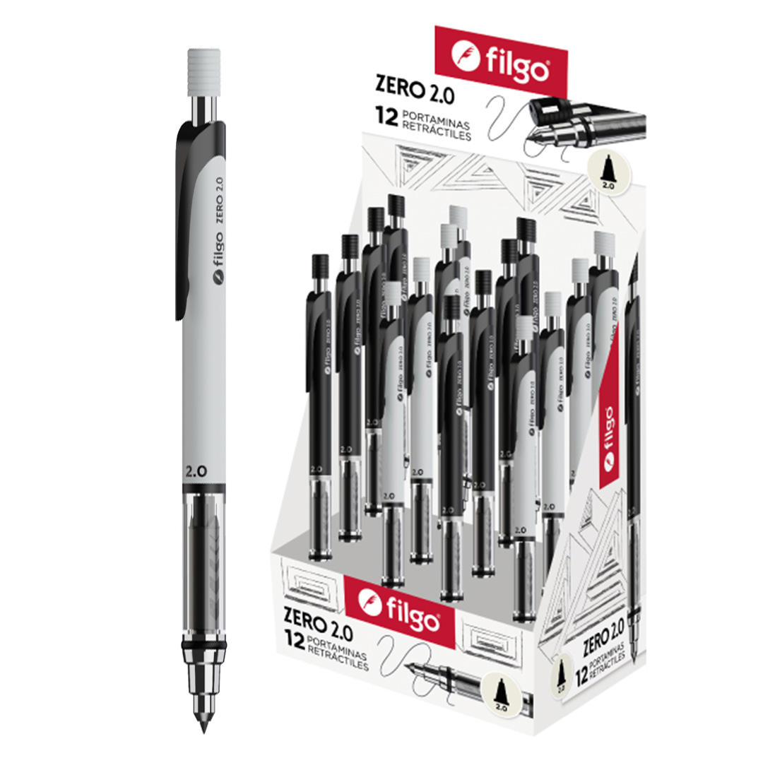 LAPIZ MECANICO FILGO ZERO H-320 2MM X12